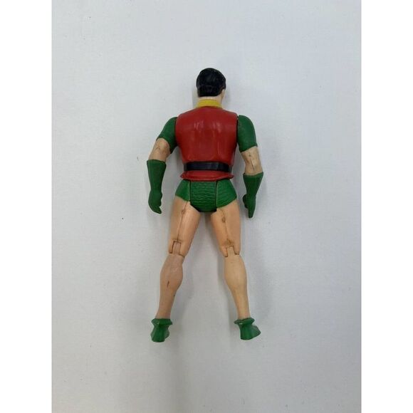 VINTAGE 1989 ROBIN BATMAN AND ROBIN DC COMIC SUPER HEROES ACTION FIGURE TOY BIZ - Picture 2 of 2